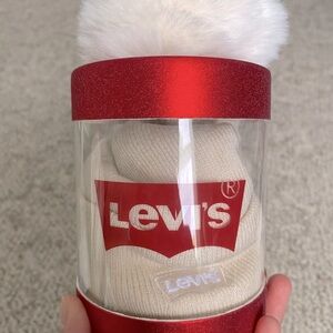 Levi’s Pom Pom Beanie Hat